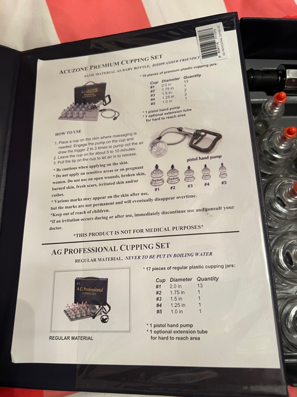 K. S. Choi Corp. Acu Zone Premium Cupping Set - Picture 9 of 13